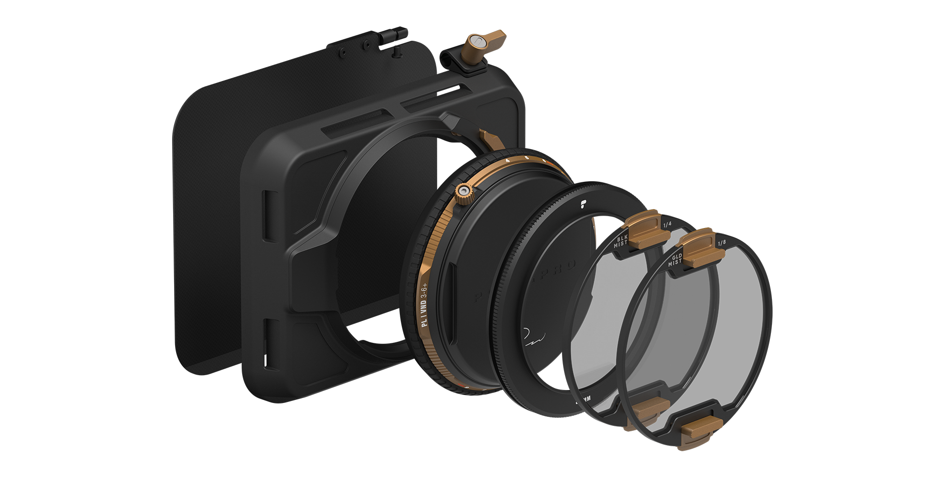 Professional VND/PL Matte Box with robust build quality